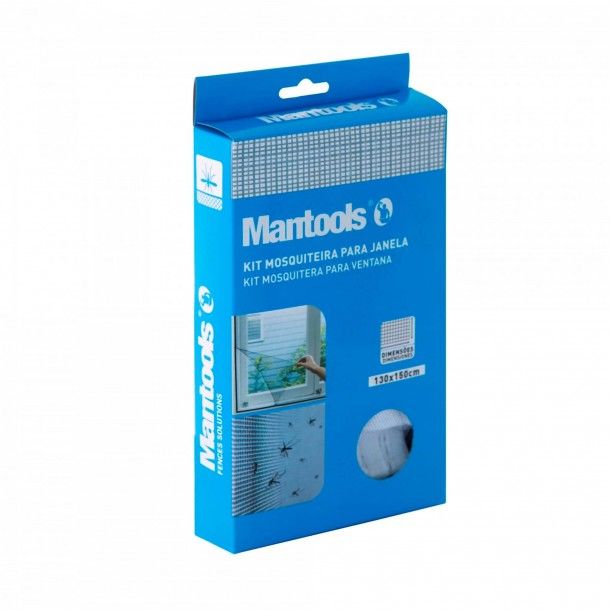 Rede Mosquiteira para Janela com Velcro 130x150cm Branco M.Cardoso Rede Mosquiteira para Janela com Velcro 130x150cm Branco M.Cardoso