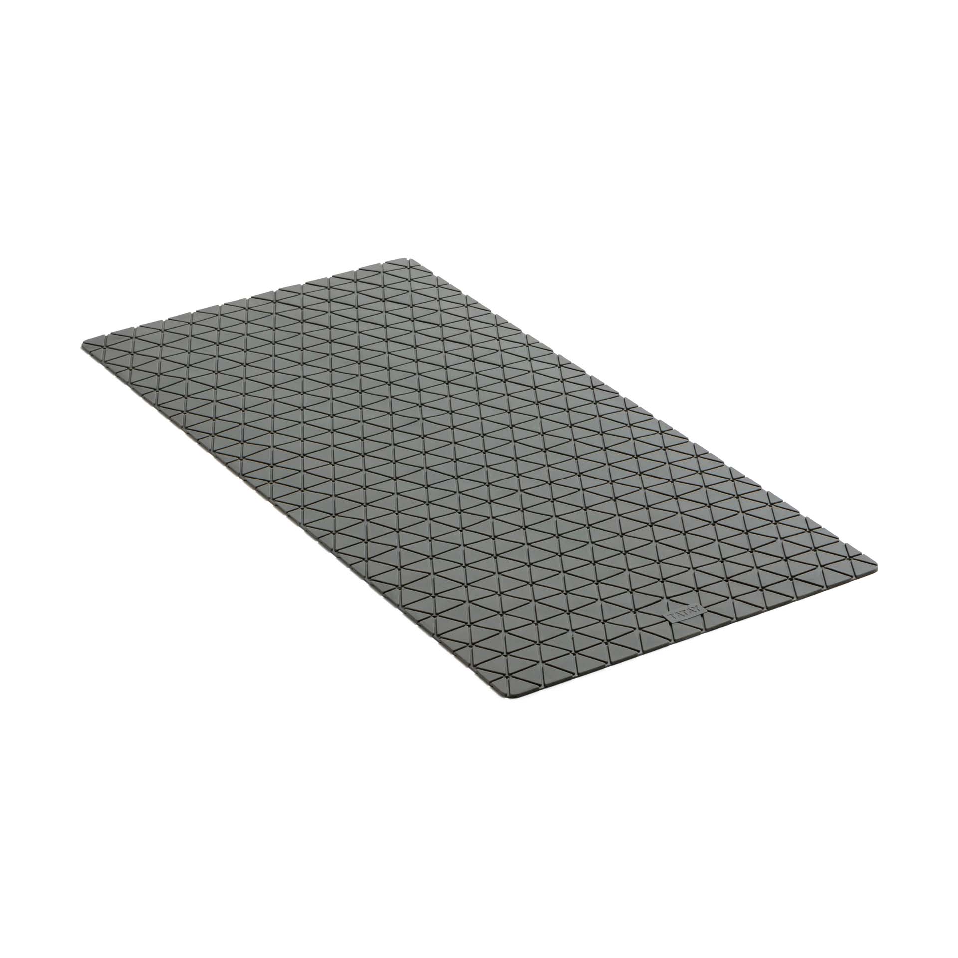 Tapete Antiderrapante 72x36cm Cinza Tatay