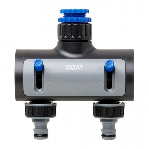 Racord Rpido Fmea 2 Vias Premium Plstico Blister 1/2"-3/4"-1" Tatay