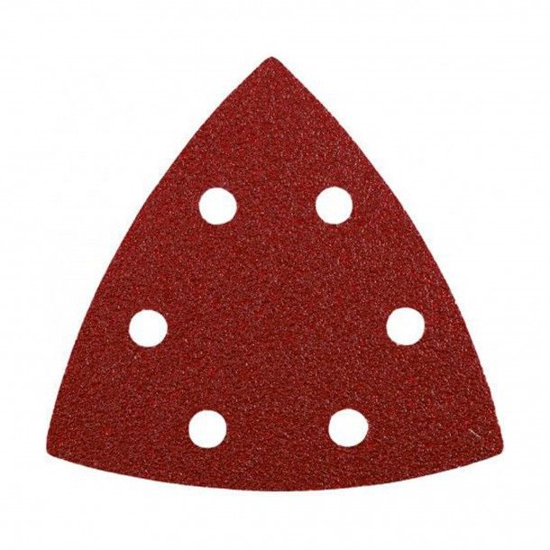 Lixa Triangular Abrasiva com Velcro 93x93 - G80 Kwb