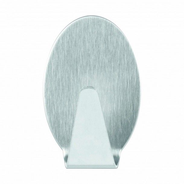Cabide de Parede Adesivo 26x44x20mm Inox Tesa 2 Uni