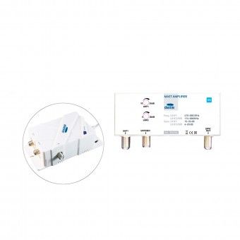 Kit Amplificador de Mastro UHF + VHF 5G Daxis