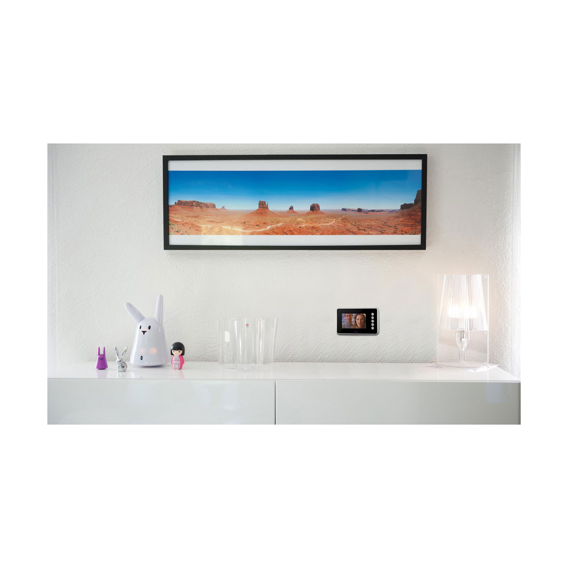 Videoporteiro Ecrã 4. 3" a Cores de 4 Fios - Chacon