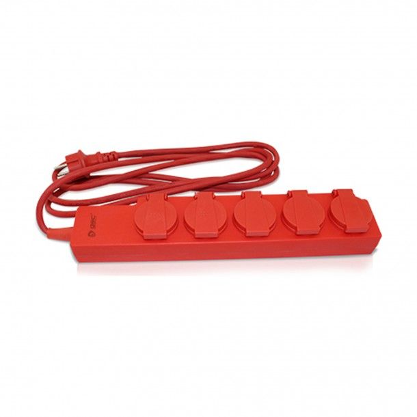 Extenso 5 Tomadas Exterior com Protees 3M