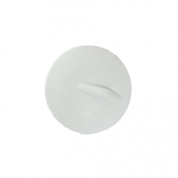 Tampo de lavatrio 50mm Borracha Branco