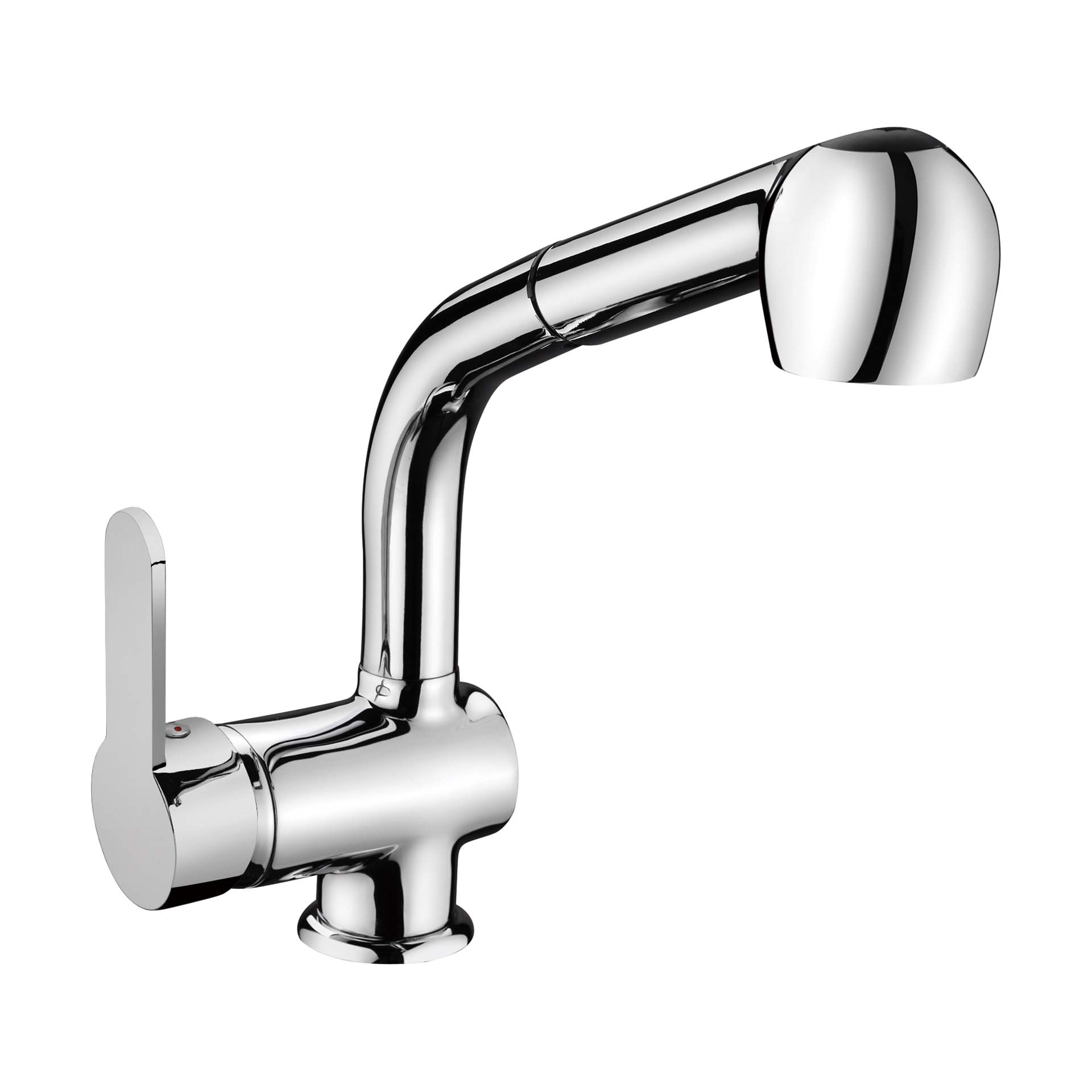 Torneira de Cozinha Monocomando Bica Alta com Chuveiro Plaza