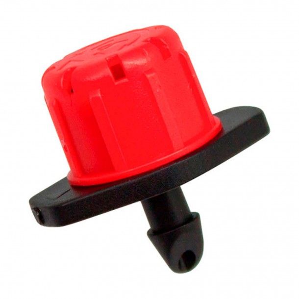 Gotejador Regulvel Micro Rega 0-60L/h Polietileno Blister 10 Aqua Control