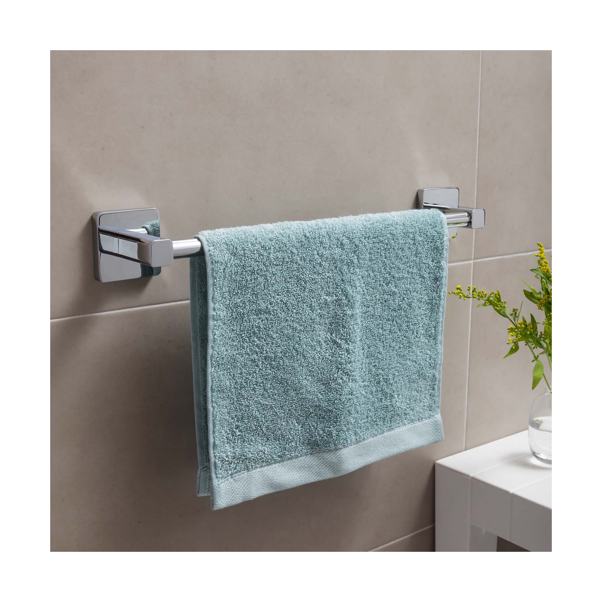 Toalheiro Barra de Colar Kalo Inox 64cm Tatay