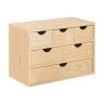 Bloco de 6 Gavetas 400x280x200mm Madeira Astigarraga Bloco de 6 Gavetas 400x280x200mm Madeira Astigarraga