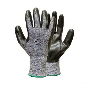 Luvas Nylon e Nitrilo Preto - Tamanho 10