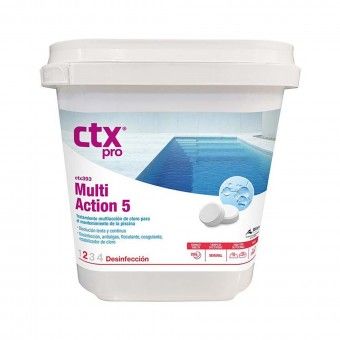 Cloro Tratamento Multi-Ao Piscina CTX-393 5Kg