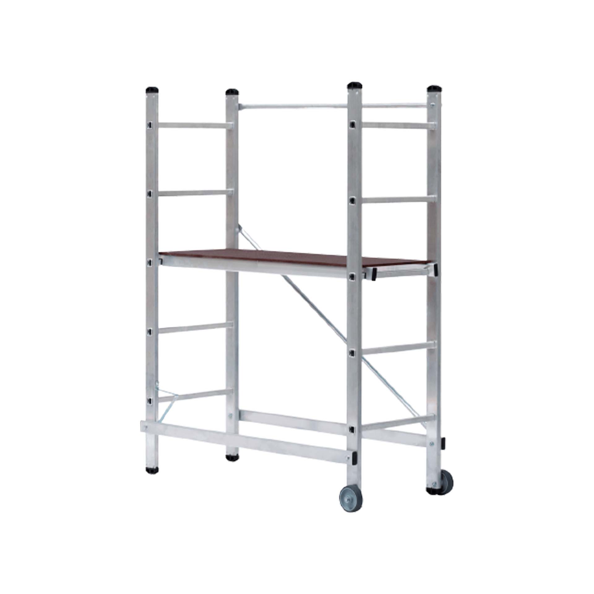 Andaime Desdobrável com 2 Rodas 5+5 Degraus Handy 1,14x1,58m Ferral