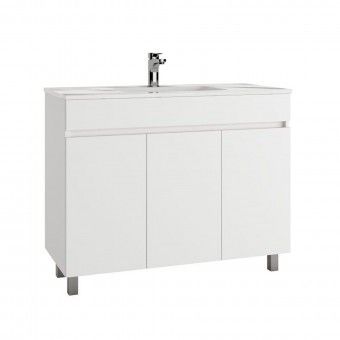 Mvel Casa de Banho com Lavatrio 100 cm Branco Luup