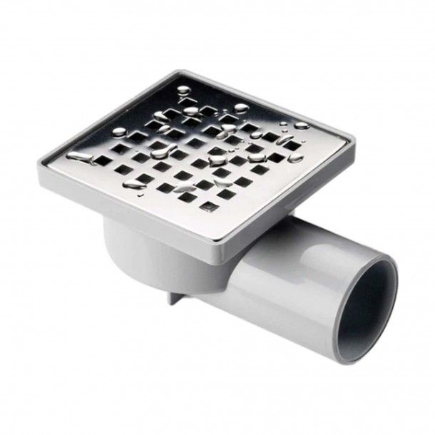 Ralo Sifonado com Grelha Inox 304 Easy Sada Horizontal 50mm