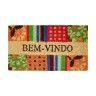 Tapete de Entrada Bem-Vindo Quadrados Cairo 40x70cm Tapete de Entrada Bem-Vindo Quadrados Cairo 40x70cm
