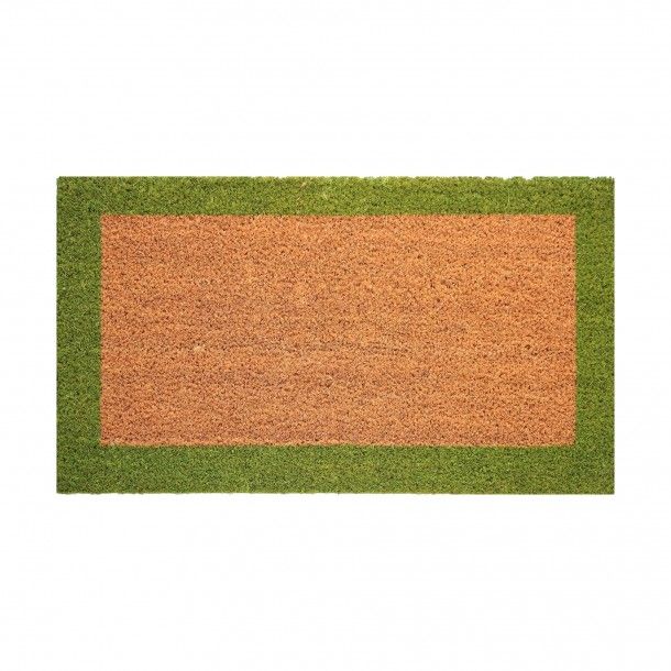 Tapete de Entrada Bordo Verde Cairo 33x60cm