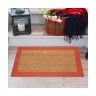 Tapete de Entrada Bordo Laranja Cairo 33x60cm Tapete de Entrada Bordo Laranja Cairo 33x60cm