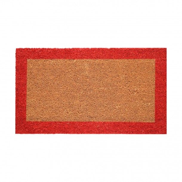 Tapete de Entrada Bordo Vermelho Cairo 33x60cm
