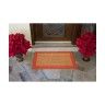 Tapete de Entrada Bordo Vermelho Cairo 33x60cm Tapete de Entrada Bordo Vermelho Cairo 33x60cm