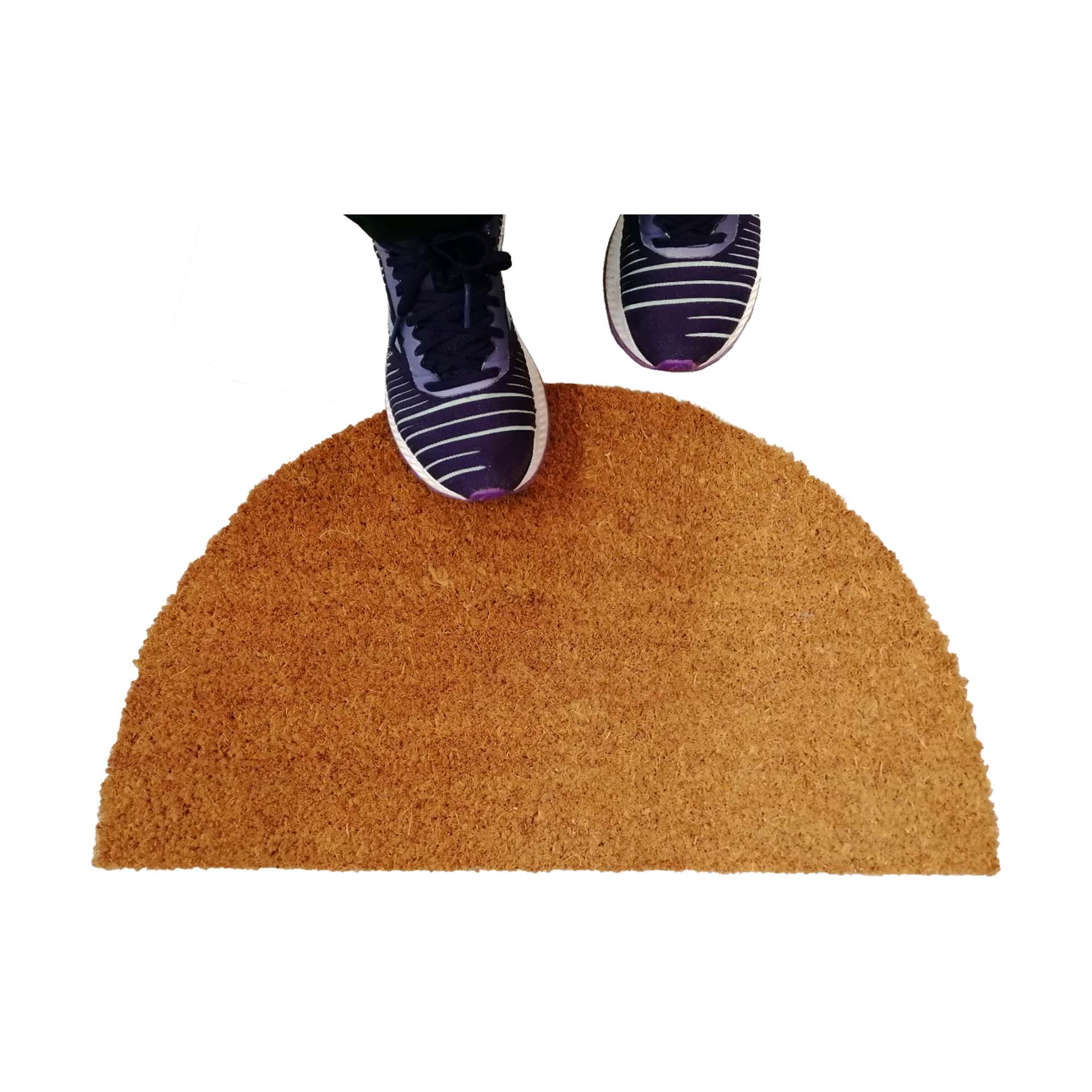 Tapete de Entrada Liso 1/2 Lua Cairo 33x60cm