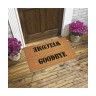 Tapete de Entrada Welcome Goodbye Cairo 33x60cm Tapete de Entrada Welcome Goodbye Cairo 33x60cm