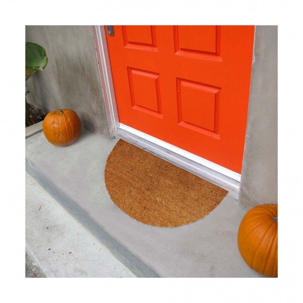 Tapete de Entrada Liso 1/2 Lua Cairo 33x60cm Tapete de Entrada Liso 1/2 Lua Cairo 33x60cm