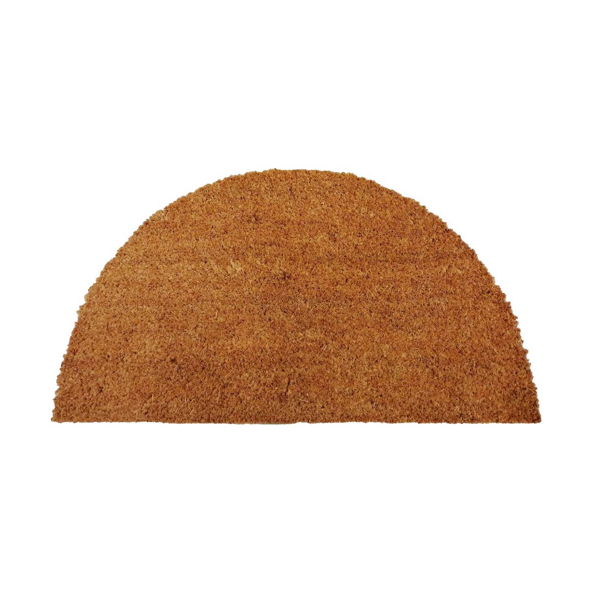 Tapete de Entrada Liso 1/2 Lua Cairo 33x60cm