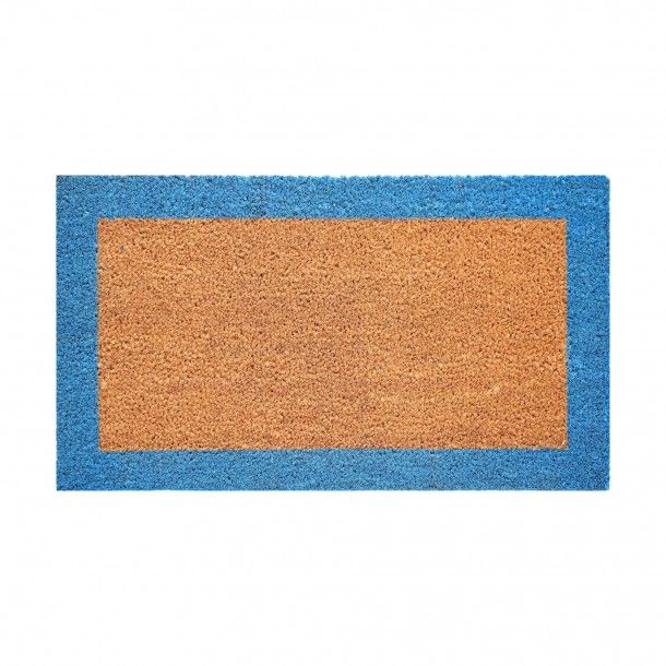Tapete de Entrada Bordo Azul Cairo 33x60cm