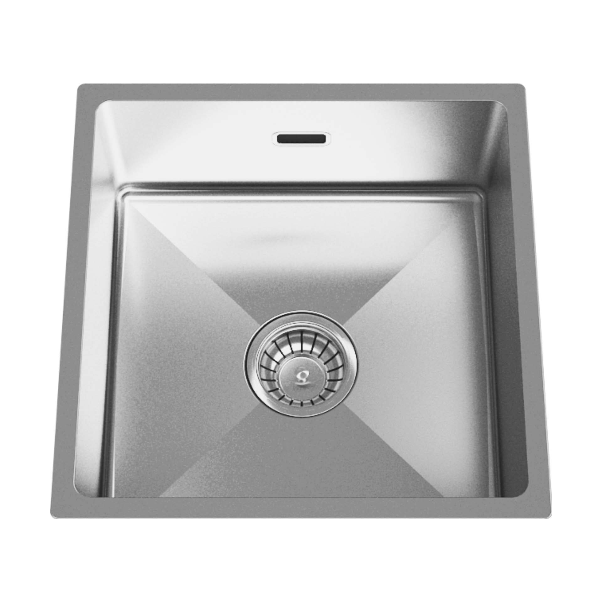 Lava-Louça 1 Cuba Modern 440x440x200mm Inox Não Polido AFJ