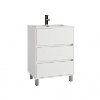 Mvel Casa de Banho com Lavatrio 80 cm Branco Alcoa