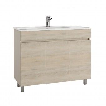 Mvel Casa de Banho com Lavatrio 100 cm Oak Luup