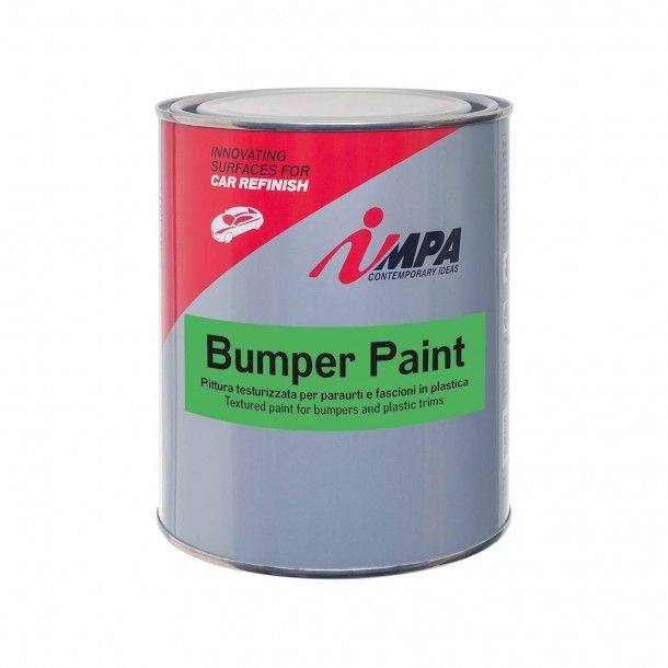 Tinta Texturada Pra-Choques e Plsticos Bumper Paint Cinza Escuro 1L