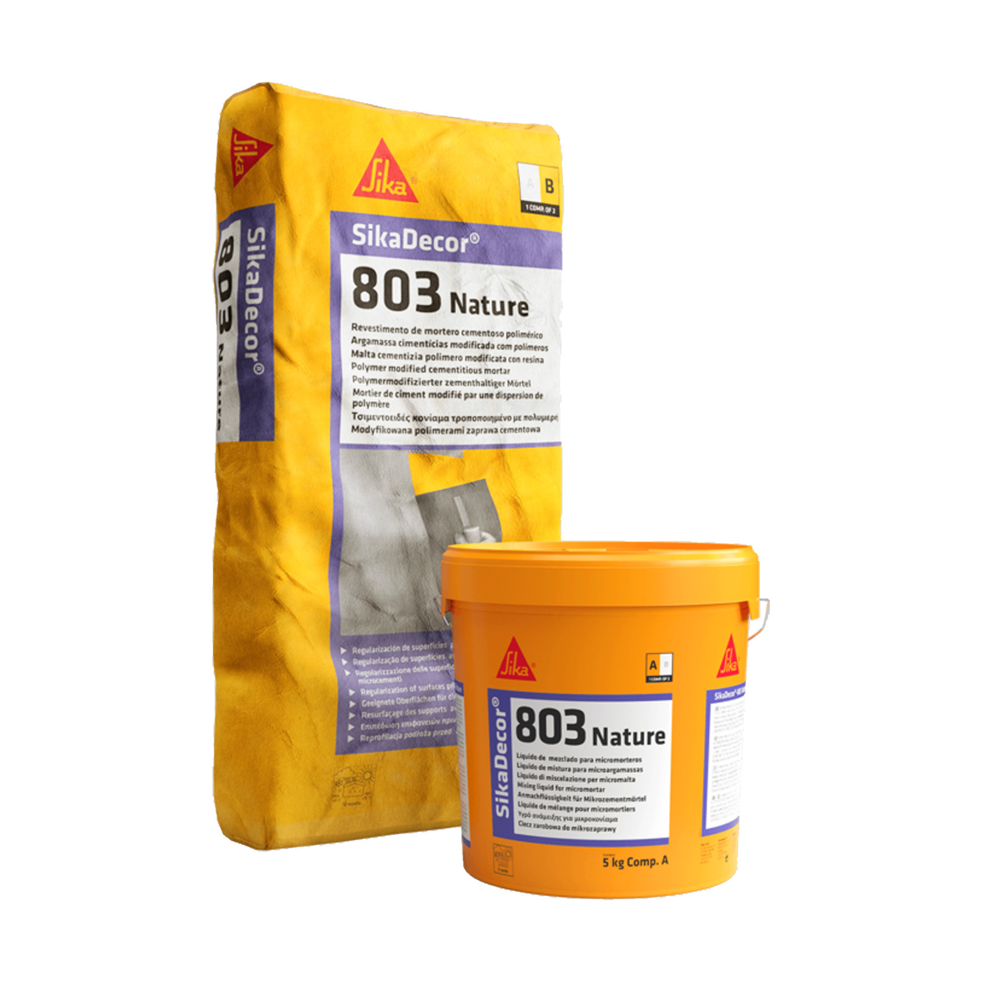 Argamassa Regularização Sika Decor 803 A+B 30Kg