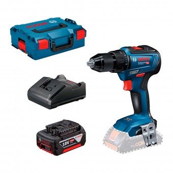Aparafusadora a Bateria 18V com 2 Baterias 3.0Ah GSR 18V-55 Bosch