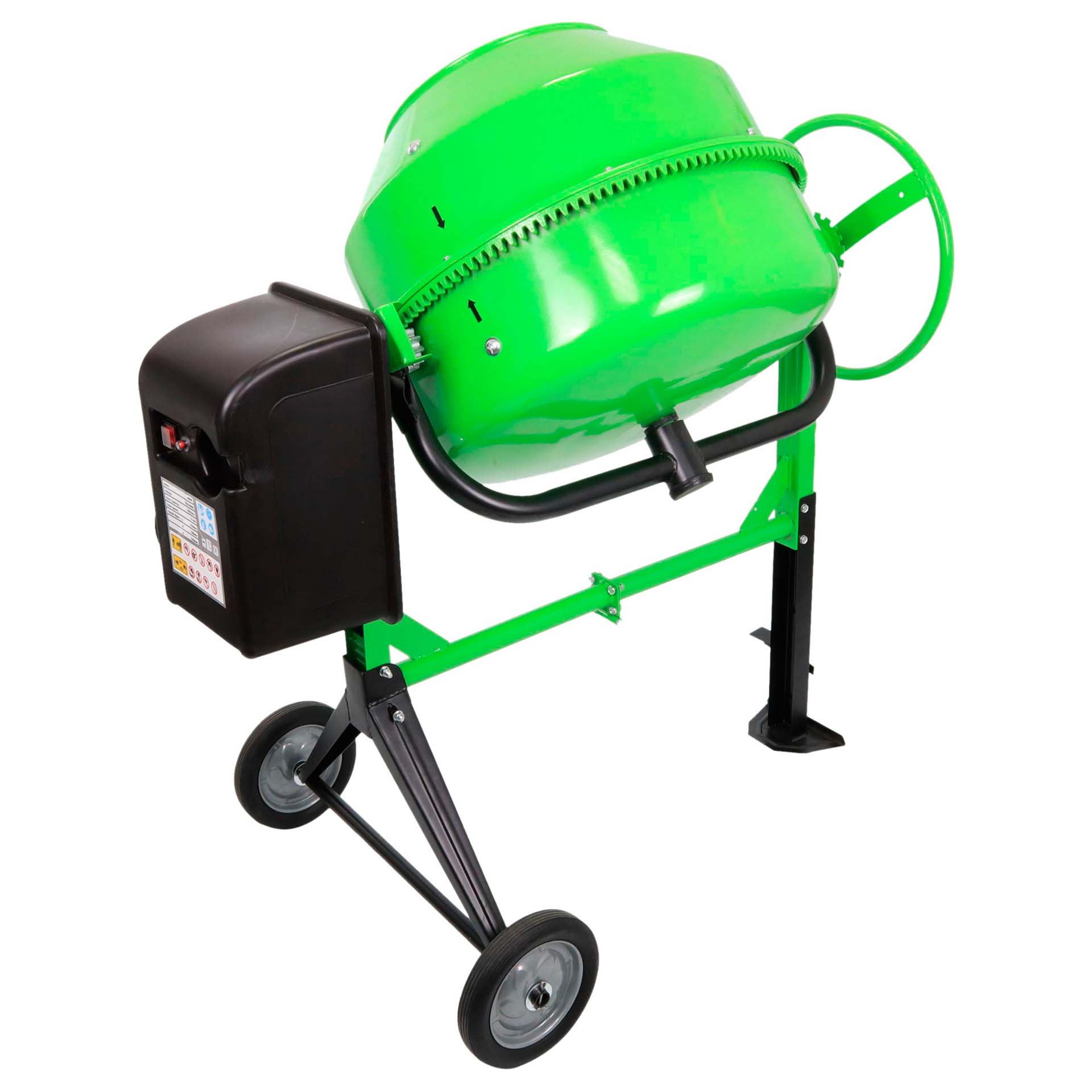 Betoneira Elétrica com Travão e Pedal 200L 900W 220V Saurium