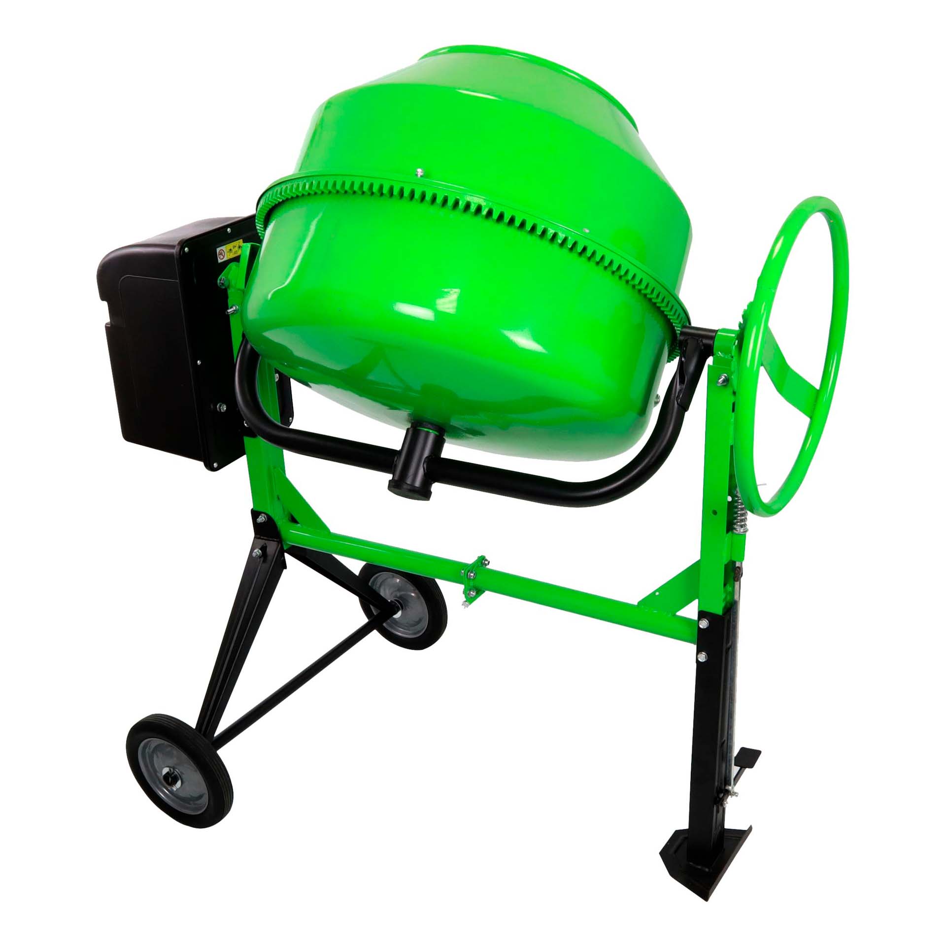 Betoneira Elétrica com Travão e Pedal 200L 900W 220V Saurium