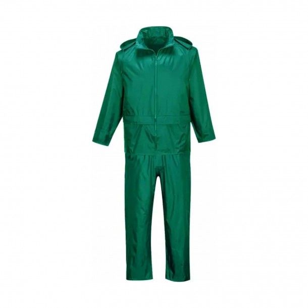 Fato Impermevel Nylon/PVC Verde