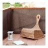 Vedação de Malha Rattan 90x300cm Castanho Catral Vedação de Malha Rattan 90x300cm Castanho Catral