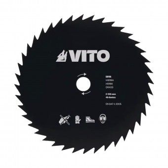 Disco de Corte para Roadora 40 Dentes 255x1,4x25,4mm Vito