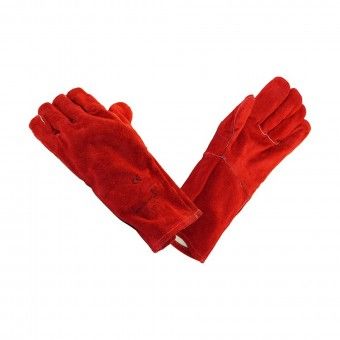 Luvas em Crute Vermelho 35 cm