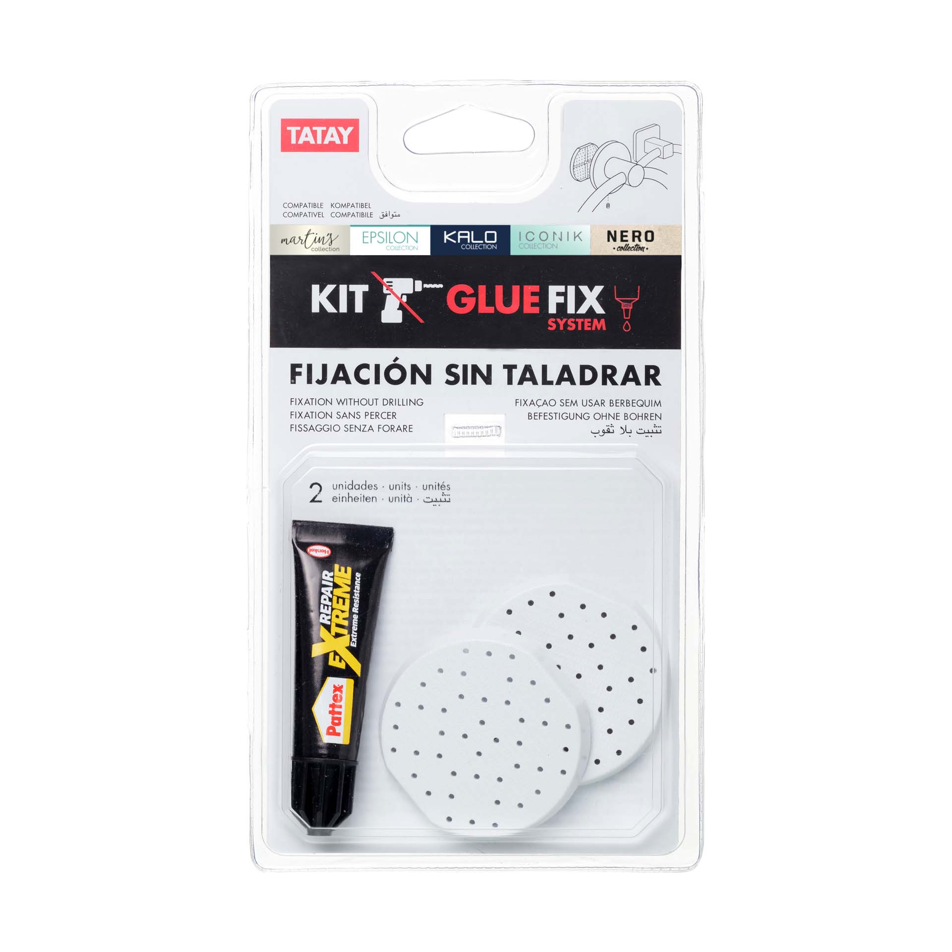 Kit de Fixação Glue Fix Martins Tatay