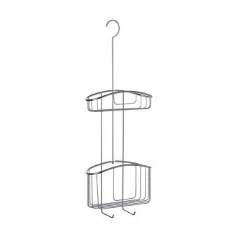 Cesto para Duche com 2 Prateleiras 60x22.5x9cm Inox Tatay