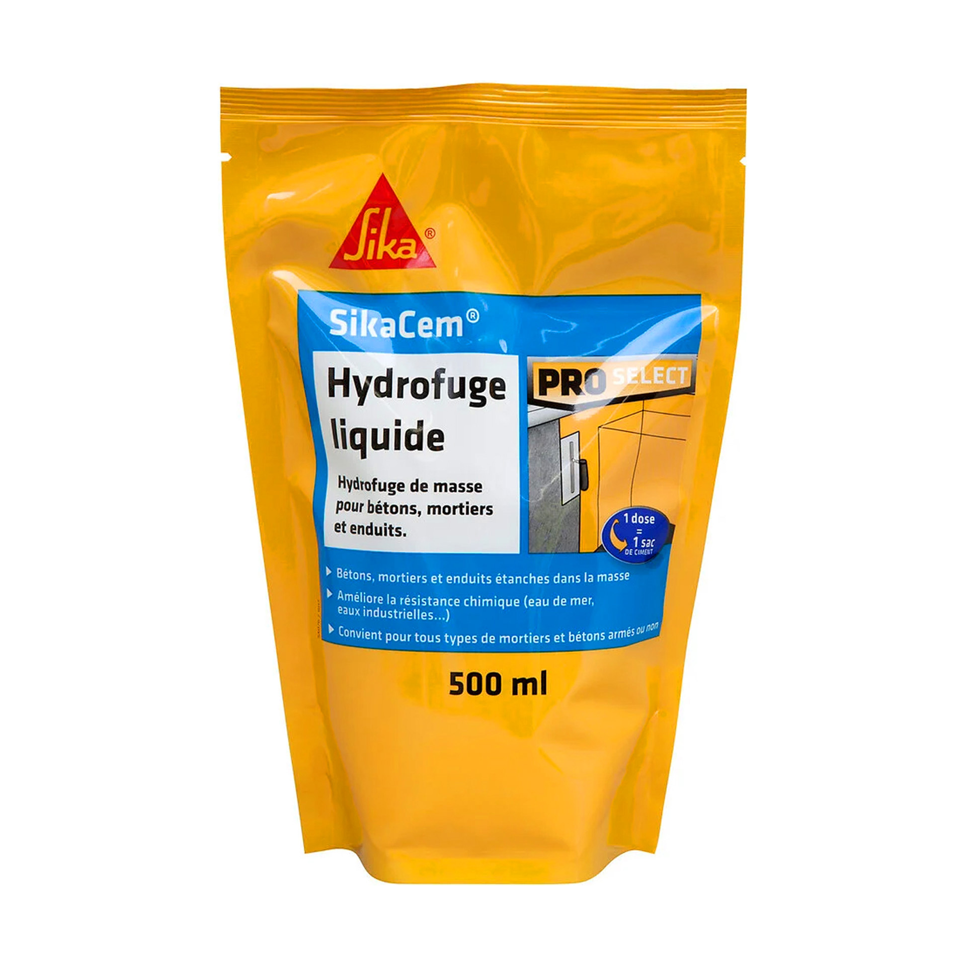 Hidrófugo Líquido para Betão SikaCim 500ml