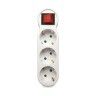 Ficha Tripla com Interruptor 16A Ficha Tripla com Interruptor 16A