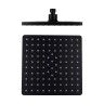 Chuveiro de Teto 1 Jato Prisma 208x208mm Preto Mate AFJ Chuveiro de Teto 1 Jato Prisma 208x208mm Preto Mate AFJ