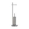 Porta-Rolos com Piaçaba de Pé Inox Satinado Tatay Porta-Rolos com Piaçaba de Pé Inox Satinado Tatay