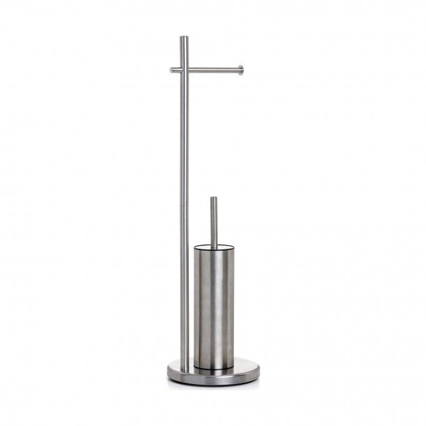 Porta-Rolos com Piaaba de P Inox Satinado Tatay