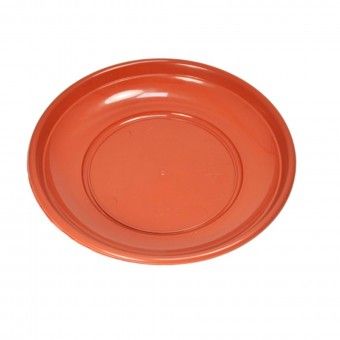 Prato para Vaso de Jardim Castanho