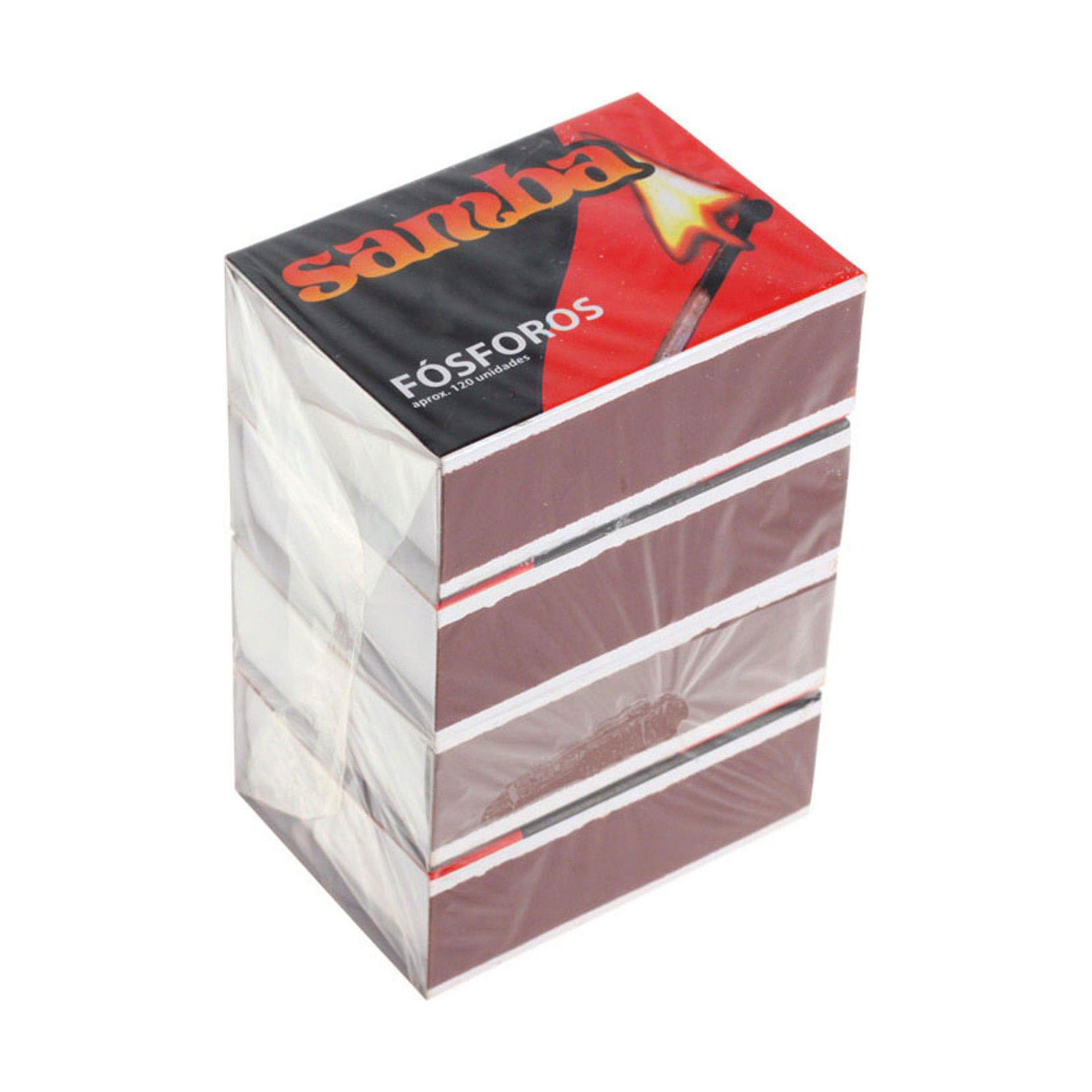 Fósforos Samba 5,5Cm - 4 Caixas