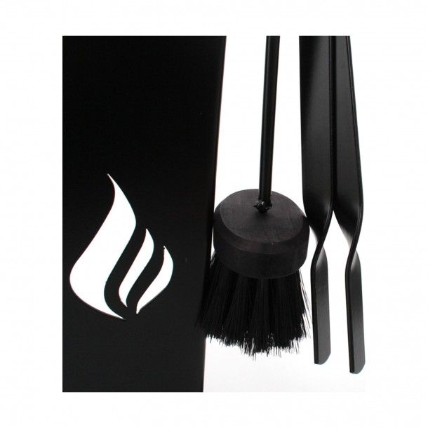 Conjunto para Lareira Preto Conjunto para Lareira Preto